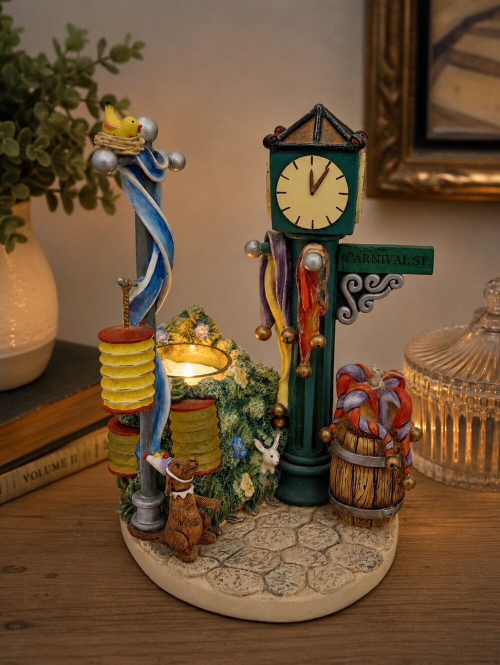 Goebel Hummelscapes Candlelight Carnival Limited Edition Tealight Holder 1999
